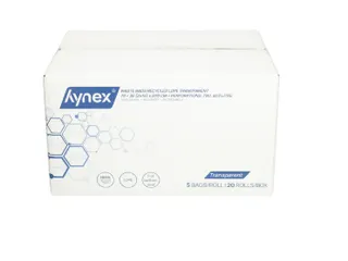 Afvalzak Hynex 70/15x200cm LDPE recycled T80 400L transparant 5 stuks - 7