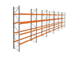 palletstelling,basis+5xaanbouw,HxBxD 4620x16900x1100mm,vakl. 3000kg