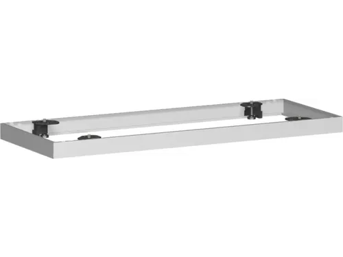sokkel,v. roldeurkast,HxB 50x1000mm,metaal,zilverkleurig