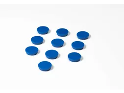 Memomagneten Smit Visual Rond 30mm Blauw 10 stuks