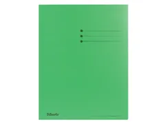 Inlegmap A4 Esselte Met Overslag Karton Groen