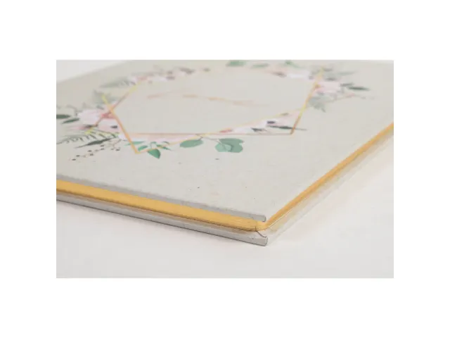 Livre d'or 100 pages tranche or - Format 27x22cm - CHAMPÊTRE - Visuel
