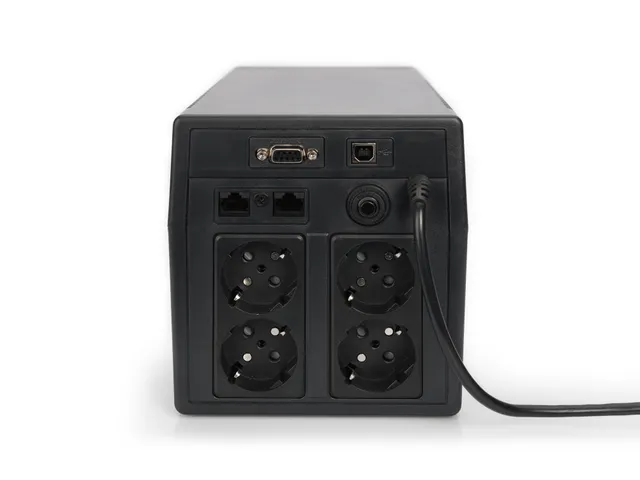 Digitus Line-Interactive UPS 1000 VA/600W 12V/7Ah x2 batterij LCD