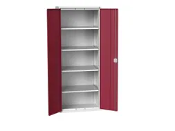 universele kast,HxBxD 2000x800x550mm,4xStalen bodem,draaigrendelslot
