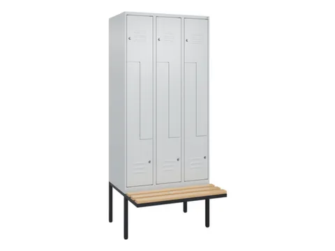 armoire vestiaire Z HxlxP 2120x900x815mm 6compart.