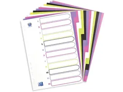 Elba Tabbladen Mycolour A4 12-Delig 11-Gaats Assorti Kleuren