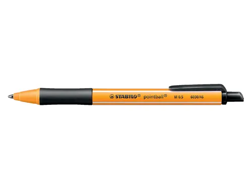 Balpen Stabilo Pointball Zwart 0.5Mm