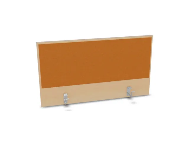 opzetpaneel,v. bureau,aanbouw achter,B 1000mm,NE-esdoorn,BN3005-geel