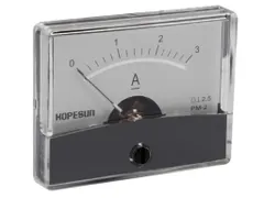 Analoge Paneelmeter Voor DC Stroommetingen 3A CC / 60x47mm