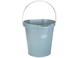 Hygiene 5686-88 emmer, 12 liter grijs, maatverdeling en schenktuit