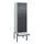 PBM-locker met bank,HxBxD 2120x600x815mm,2vak,vak B 300mm,cil.-slot
