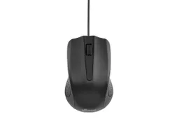 MROS210 Optische muis 3 knoppen bedraad zwart