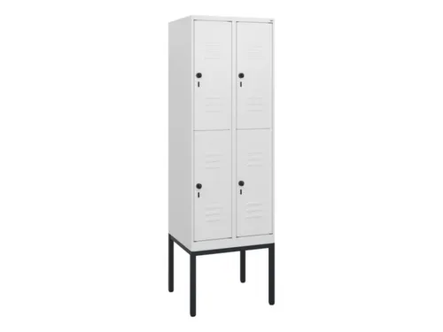 dubbeldekse locker,HxBxD 1950x600x500mm,2x2vak.,vak B 300mm