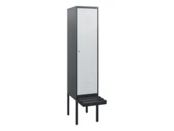 locker met bank,HxBxD 1950x400x815mm,1vak,vak B 400mm,cil.-slot