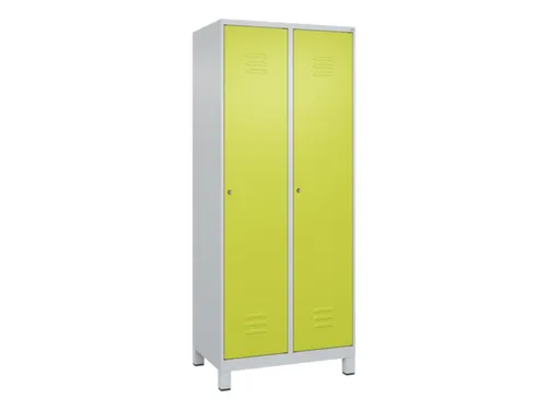 locker,HxBxD 1950x800x500mm,2vak,vak B 400mm,cil.-slot,voeten
