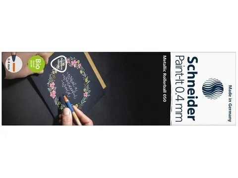 Metallic rollerball Schneider Paint-It 050 0.4mm doos 10 stuks