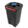 Bekerbak Envirocupxl Plastic Cups Zwart Rood