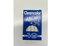 Stofvrij schoolbordkrijt Anti-Stof krijt wit 10 stuks