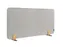 Elements Bureauscherm akoestisch 60x120cm Licht Grijs Houders