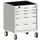 ladekast verrijdbaar 880x650x525mm 5laden romp RAL7035 front RAL7035