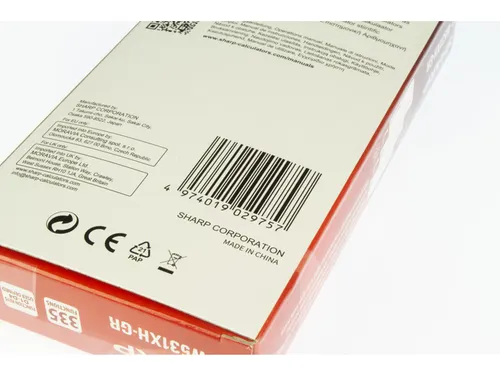 Calculator Sharp ELW531XHGR zwart-groen wetenschappelijk write view