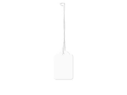 Draadetiket Kangaro 28x43mm wit doos a 250 stuks