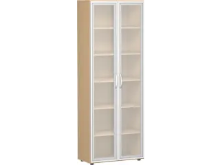 kantoorkast,HxBxD 2160x800x420mm,5xhouten vloer,6ordnerhoogte - 1