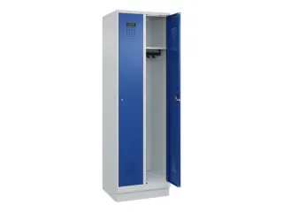 locker,HxBxD 1950x600x500mm,2vak,vak B 300mm,cil.-slot,sokkel - 2