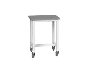 werkbank,verrijdbaar,HxBxD 930x700x600mm,linoleumblad,RAL7035,4wielen - 1