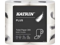 Toiletpapier Katrin 105003 Easy Flush Plus 300 2laags 20rollen