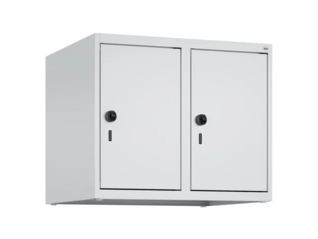 opzetkast,v. locker,2vak.,vak B 300mm,HxBxD 500x600x500mm,draaigrendel