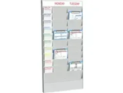 OUTLET kantoorplanner,basismodule,20vakken,HxBxD 976x456x44mm