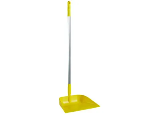 Vikan 56626 Hygiene Stofblik Met Steel 75cm Geel