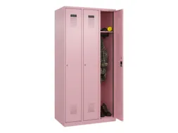locker,HxBxD 1850x900x500mm,3vak,vak B 300mm,cil.-slot,staand op vloer