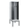 locker met bank,voor scheiding van kleding,HxBxD 2120x600x815mm,2vak