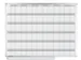 Tableau planning Legamaster Professional annuel horizontal 90x120cm