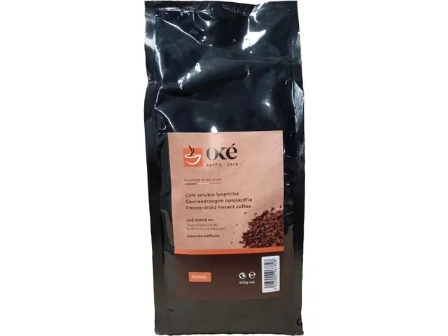 OKE Koffie Instant Royal gevriesdroogde oploskoffie 500 gram
