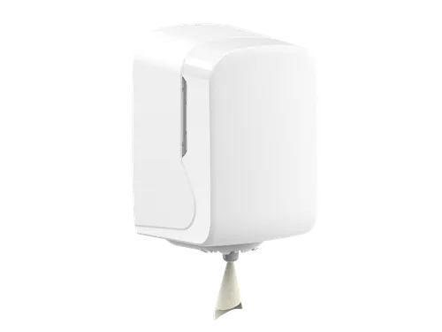 Spotless poetspapierdispenser Midi wit