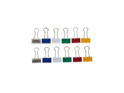 Papierklem MAUL 213 foldback 19mm capaciteit 7mm assorti