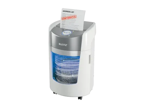 Papiervernietiger Leitz IQ OptiMax 350 Small Office P5 snippers 2x15mm