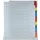 Tabblad karton A4 Assorti 12-delig 11-gaats Index