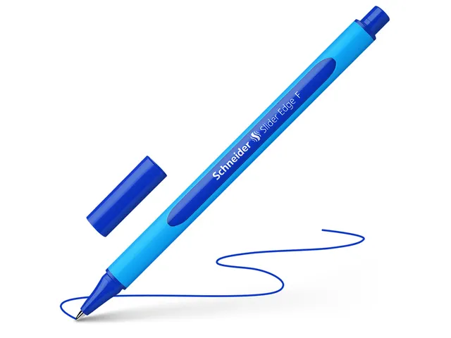 Balpen Schneider Slider Edge fijn blauw