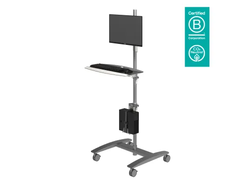 Monitorstandaard Verrijdbaar Viewmate Combo Trolley 702