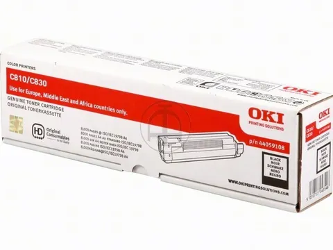 Tonercartridge Oki 44059108 C800 Zwart