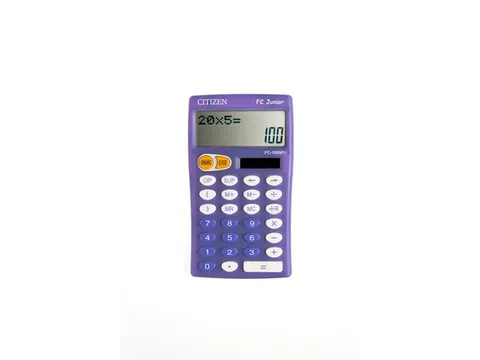 Calculator pocket Citizen Cool4School, paars