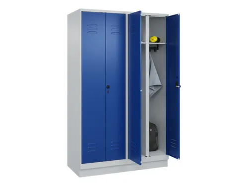 locker voor scheiding van kleding,HxBxD 1950x1200x500mm,4vak