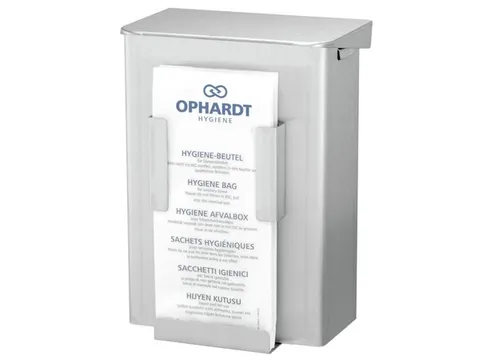 Hygiënebak 6 liter RVS + zakjeshouder AB 6 HB 1 E ingo-man versie