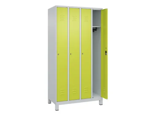 locker,HxBxD 1950x1000x500mm,4vak,vak B 250mm,cil.-slot,voeten