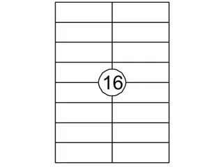 Etiket Avery DP167-100 105x37mm wit 1600stuks - 2
