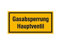 aanwijzingsbord,Gasafsluiting hoofdventiel,PVC,om te verlijmen